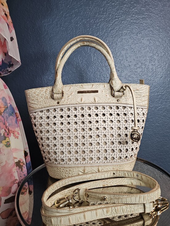 Brahmin Handbags - Brahmin Small Bowie Canvas Lima NWT